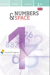 Omslag van Numbers & Space 12e ed vwo 1 textbook part 2