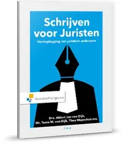 Omslag van Schrijven voor Juristen
