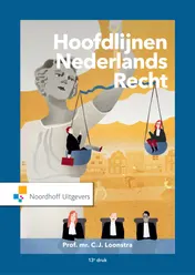 Omslag van Hoofdlijnen Nederlands recht