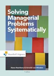 Omslag van Solving managerial problems systematically