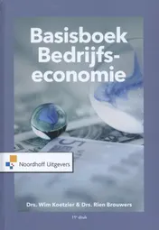 Omslag van Basisboek Bedrijfseconomie