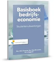 Omslag van Basisboek bedrijfseconomie-studentenuitwerkingen
