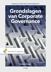 Omslag van Grondslagen van Corporate Governance