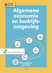 Omslag van Algemene economie en bedrijfsomgeving