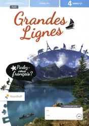 Omslag van Grandes Lignes 6e ed vmbo-gt 4 FLEX cahiers d'activités A + B