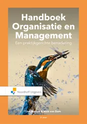 Omslag van Handboek Organisatie en Management.