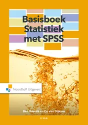 Omslag van Basisboek Statistiek met SPSS
