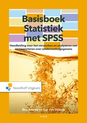 Omslag van Basisboek Statistiek met SPSS