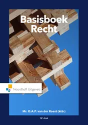 Omslag van Basisboek Recht