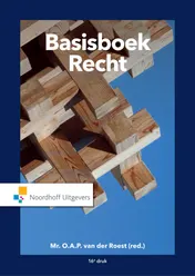 Omslag van Basisboek Recht
