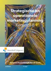 Omslag van Strategische en operationele marketingplanning Kernstof- B
