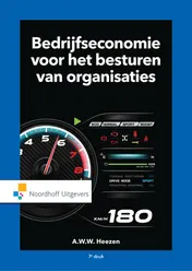 Omslag van Bedrijfseconomie voor het besturen van organisaties