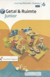 Omslag van Getal & Ruimte jr 1e editie groep 6 leerwerkboek niveau blok 6 (5ex)