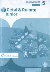 Omslag van Getal en Ruimte jr 1e editie groep 5 rekenschrift blok 1-2(5ex)