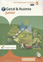 Omslag van Getal & Ruimte jr 1e editie groep 5 leerwerkboek niveau blok 6(5ex)