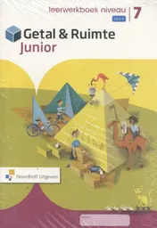 Omslag van Getal & Ruimte jr 1e editie groep 7 leerwerkboek niveau blok 4 (5 ex)