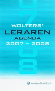 Omslag van Wolters Lerarenagenda 2007-2008