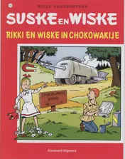 Omslag van Rikkie en Wiske in Chocowakye