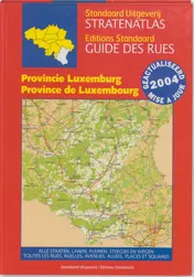 Omslag van Stratenatlas provincie Luxemburg = guide des rues province de Luembourg