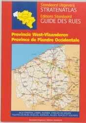 Omslag van Stratenatlas provincie West-Vlaanderen