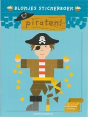 Omslag van Blokjes stickerboek Piraten