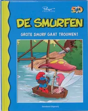 Omslag van Grote Smurf gaat trouwen