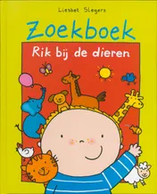 Omslag van Zoekboek Rik bij de dieren