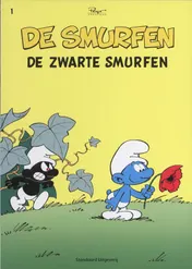 Omslag van De zwarte Smurfen