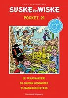 Omslag van Pocket: de Texasrakkers; de gouden locomotief; de bangeschieters