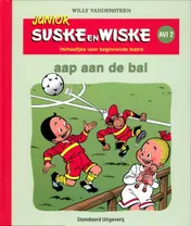 Omslag van Junior Suske en Wiske Aap aan de bal