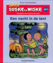 Omslag van Junior Suske en Wiske Een nacht in de tent