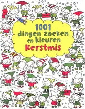 Omslag van 1001 dingen zoeken en kleuren Kerstmis