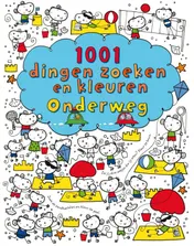 Omslag van 1001 dingen zoeken en kleuren onderweg