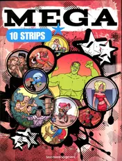 Omslag van Mega 10 strips