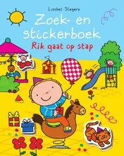 Omslag van Zoek en stickerboek Rik gaat op stap
