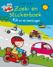 Omslag van Zoek- en stickerboek Rik en de voertuigen
