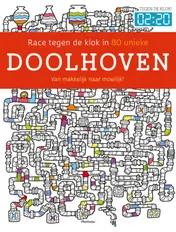 Omslag van Race tegen de klok in 80 unieke doolhoven van makkelijk naar moeilijk