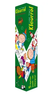 Omslag van Kleurrol Rik en de Kerstman