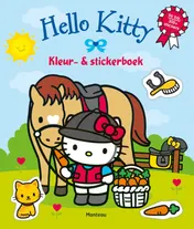 Omslag van Hello Kitty kleur- en stickerboek