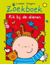 Omslag van Zoekboek Rik bij de dieren