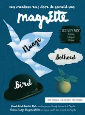Omslag van Magritte activity book voor kinderen - nuage, bolhoed, bird
