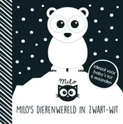 Omslag van Milo's dierenwereld in zwart-wit