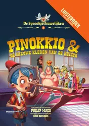 Omslag van Pinokkio en de nieuwe kleren van de keizer