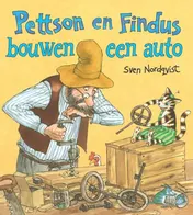 Omslag van Pettson en Findus bouwen een auto
