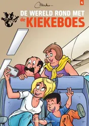 Omslag van De wereld rond met de Kiekeboes