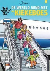 Omslag van De wereld rond met de Kiekeboes