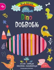 Omslag van Mijn eerste dino doeboek met stiften
