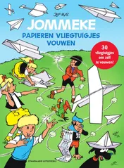 Omslag van Papieren vliegtuigjes vouwen met Jommeke