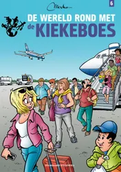 Omslag van De wereld rond met de Kiekeboes