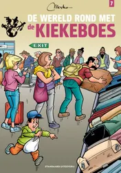 Omslag van De wereld rond met de Kiekeboes